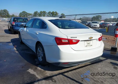 2017 Chevrolet Malibu Ls из США, поврежденный, VIN 1G1ZB5ST9HF179484